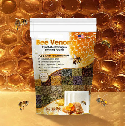 Bee Venom Lymphatic Drainage &amp; Slimming Foot Patches